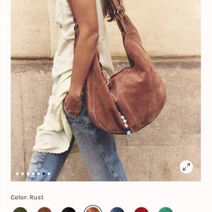 Free People Roma Suede Tote